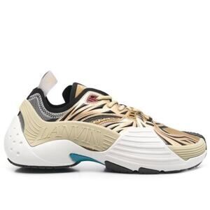 Lanvin Men's Gold Flash X Low Top Sneakers Size 45